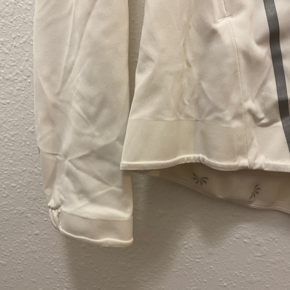 Athleta White Front Runner Reflective Athletic Ja… - image 7